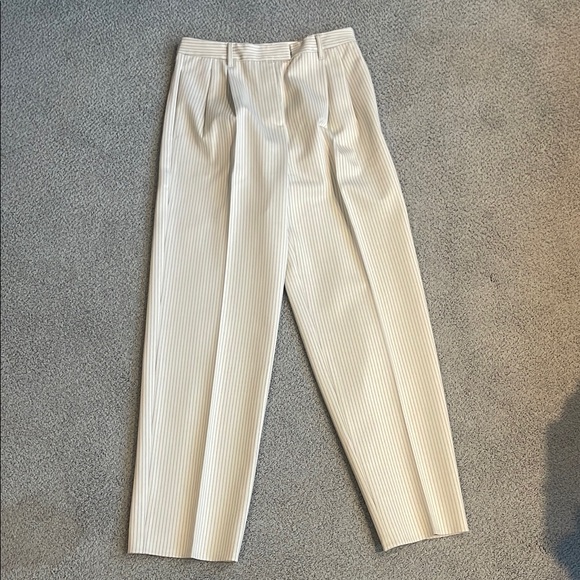 rag & bone Pants - rag & bone Cream Striped Pants